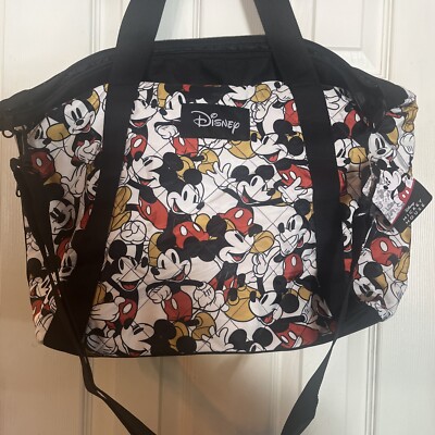 Disney Mickey Mouse Tote Bag by Bioworld Quilt Design-NWT