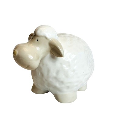 Marys Woolly Lamb White Ceramic Figurine Nursery Bo Peeps Sheep Baby Home Gift