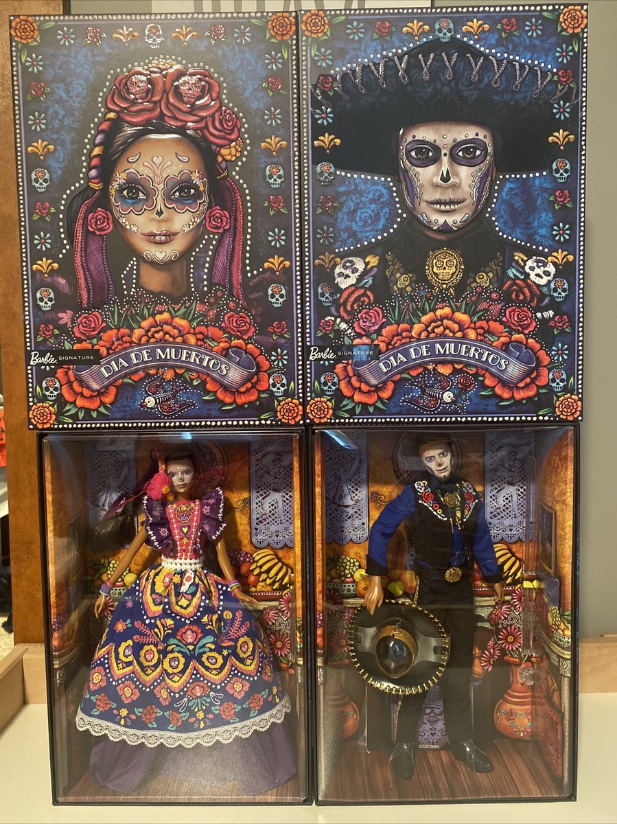 Barbie And Ken Dia De Los Muertos 2022 Day of The Dead Doll