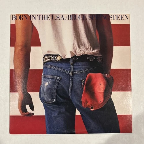 Bruce Springsteen - Born In The USA (Vinyl LP, 1984) w/Lyric Inner Sleeve Tested
