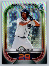 2021 Bowman Chrome Scouts Top 100 - Riley Greene #BTP-29 Refractor