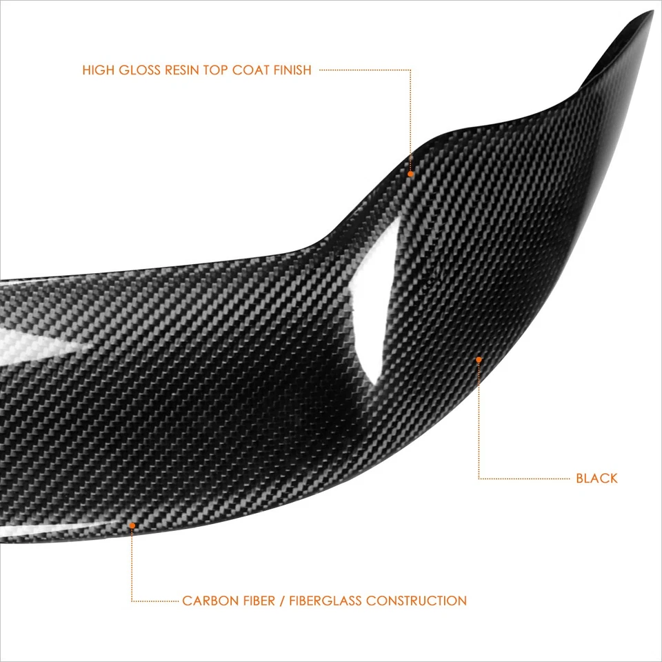 Alerón de techo para ventana trasera de fibra de carbono para VW Golf 10-13 sin GTI Foto 4 de 4