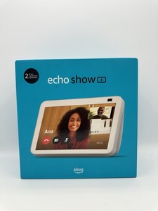Afficher l'écho 8 (2nd Gen, 2021 Libération)HD SMART DISPLAY WITH ALEXA AND CAMERA-blanc