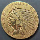 1912 Indian Head $5 Gold Half Eagle Coin Pre-1933 US Uncertified