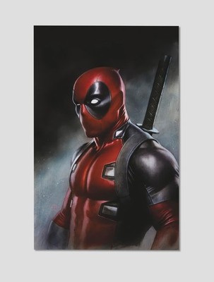 Wade Wilson: Deadpool Headshot Premium Giclee Print 11'' x 17'' Marvel Wall Art