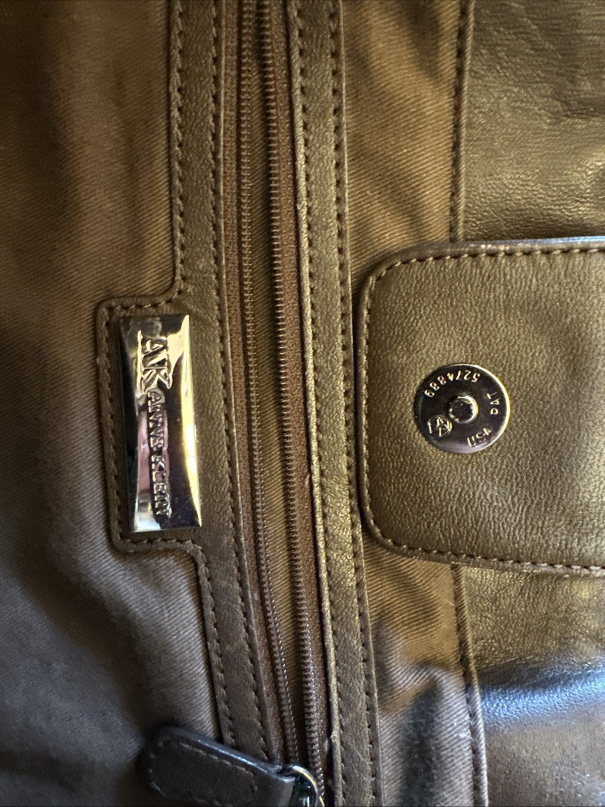 Anne Klein Leather Patchwork Bag - image 10