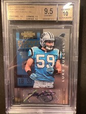 2012 Panini Contenders - Luke Kuechly #159 Playoff Ticket /99 AUTOGRAPH BGS 9.5