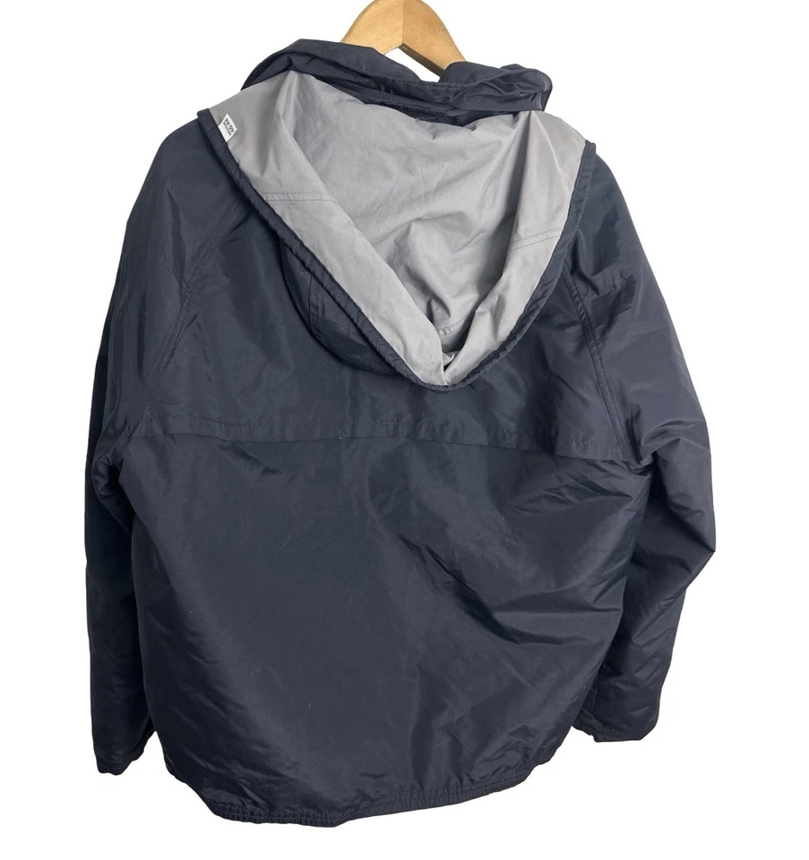 Куртка мужская Blauer Gore Tex всепогодная синяя с капюшоном на подкладке размер средний - Изображение 3 из 4