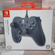 PowerA Wired Nintendo Switch Controller Black w/ USB Cable