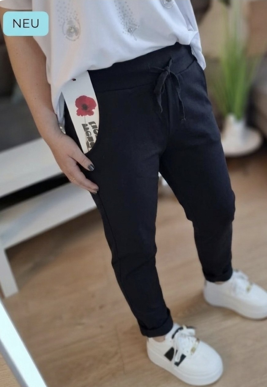 ❤️ Wendy Trendy Jogger Hose Jogpants Sweatpants in Schwarz