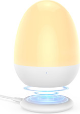 Baby Night Light for Kid, Portable Egg Nightlight with Stable Charging Pad, Touc