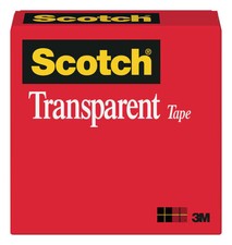 Scotch  Transparent Tape 600, 1/2 in x 2592 in 12,7 x 65