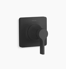 Kohler Venza K-T28130-4-BL Transfer Valve Trim Matte Black Bathroom Fixture