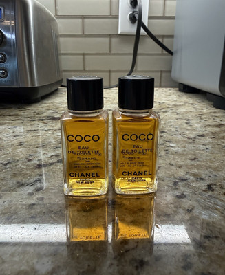 CHANEL COCO Eau de Toilette Miniature Perfume Bottles Lot of 2