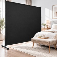 Divider Privacy Screen, 72x72 No-Drill for Office, Bedroom Studio