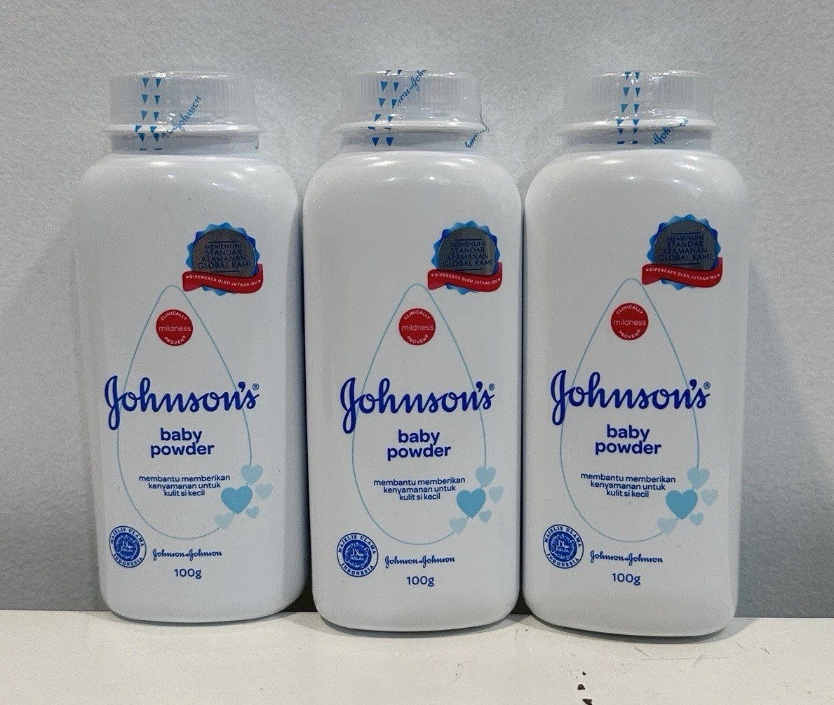 X3 Johnson's Baby Powder Silky Soft Skin W/ Talc, Hypoallergenic, 3.5oz (100g)