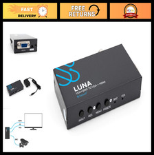 BNC to VGA HDMI Video Converter Adapter - High-Quality Signal, Easy Setup