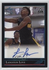 2021-22 Leaf Memories 1992 Base Platinum 69/99 Langston Love #BG-LL1 Auto un2