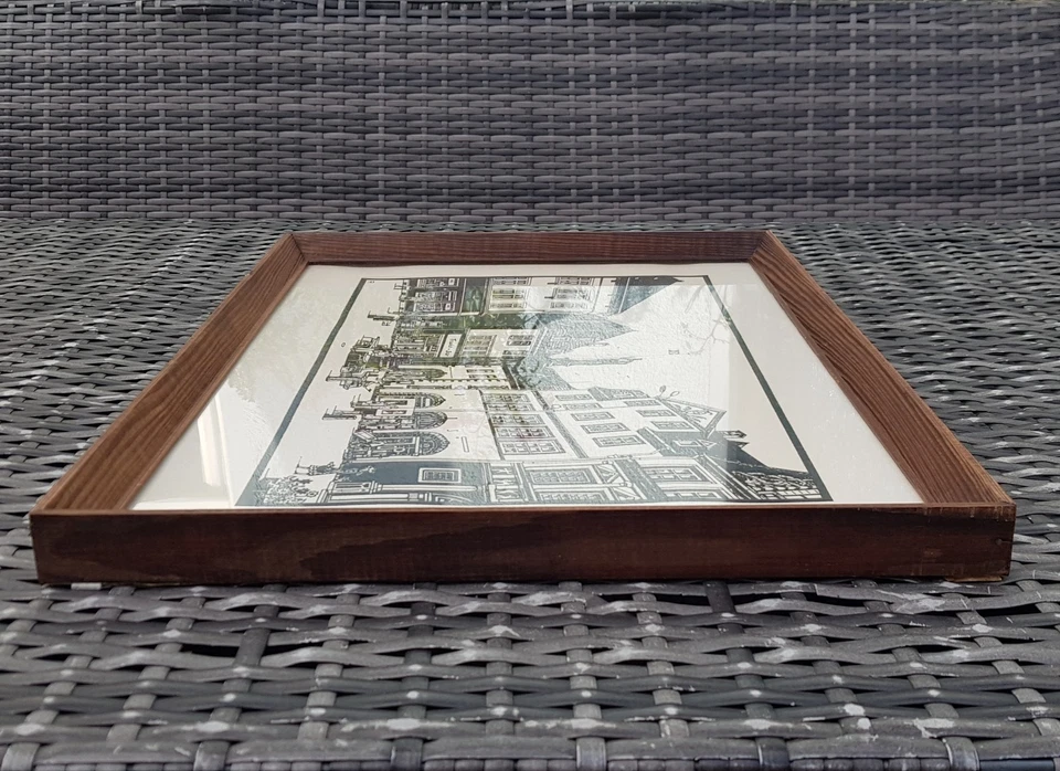 Kurt Römhild Erfurt Roland am Fischmarkt Hand-Siebdruck gerahmt DDR - Bild 4 von 4