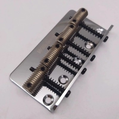 Wilkinson 4 String Bass Bridge 57mm Fixed For Jazz Precision Bass Guitar