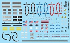 Gofer 11039 1/24-1/25 Race Cars Accessories - Emblems, Seatbelts, Gauges, etc.