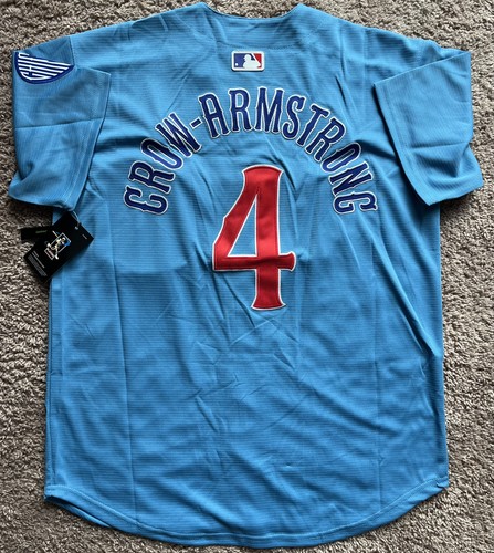 New Pete Crow Armstrong Chicago Cubs  Jersey Mens Large WITH TAGS