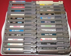 25 Original Games LOT Nintendo NES / Super Mario Bros 1 + 2 + 3 / 76 In 1 Cart