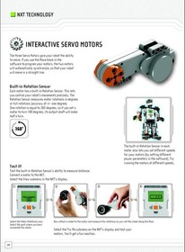 LEGO Mindstorms NXT 2.0 Servo Motors Interactive Set 8547