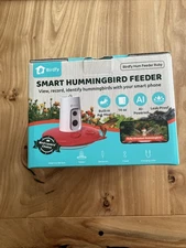 Birdfy Smart Wi-Fi Hummingbird Feeder with Camera, Auto Record Bird Video New!