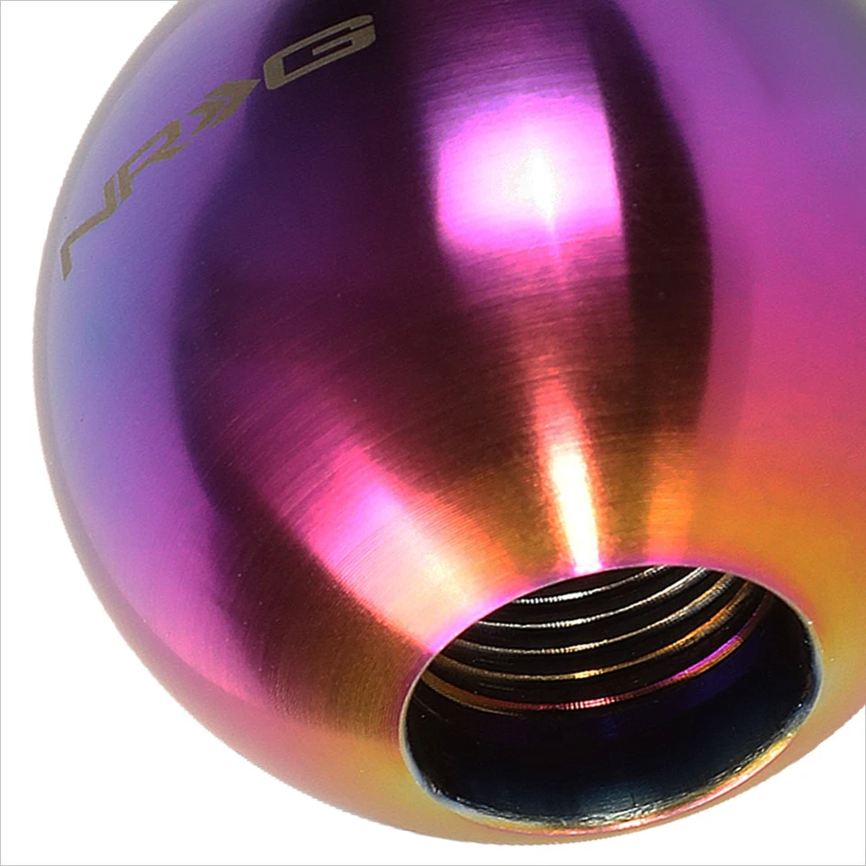 NRG Innovation SK-350MC Universal 43mm Bola Redonda Estilo Perilla de Cambio Neo Cromo Foto 4 de 4