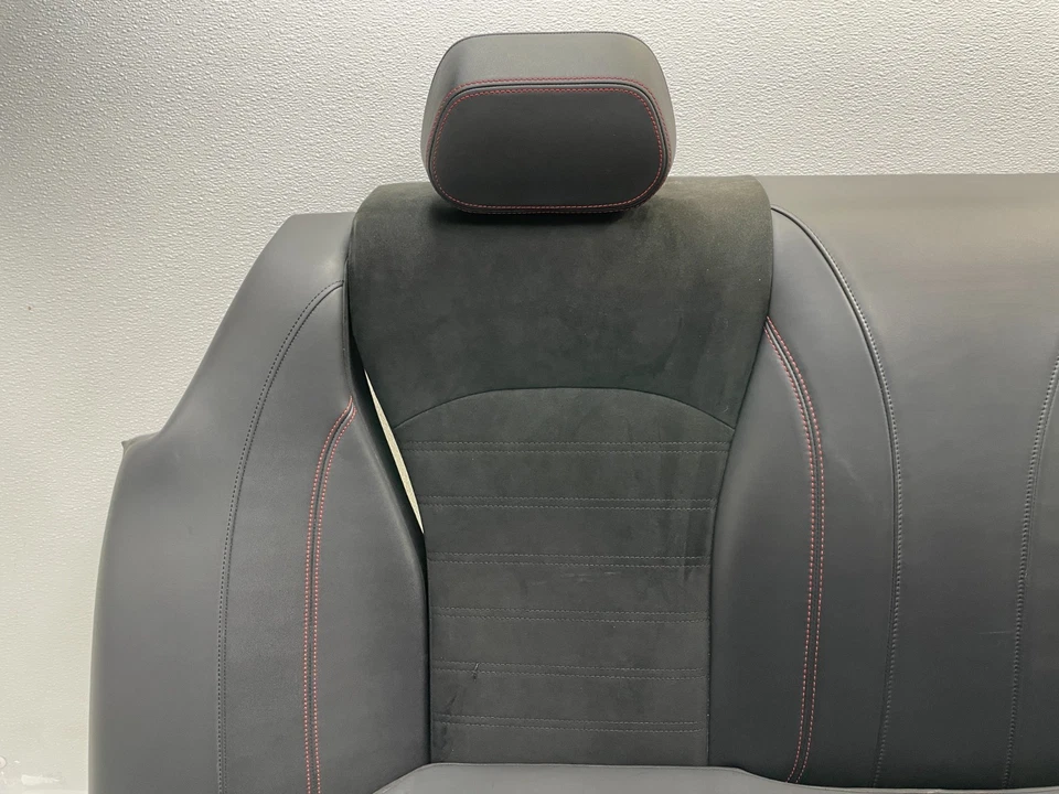 Juego de cojines de banco de asiento trasero negro 17-22 Alfa Romeo Giulia Quadrifoglio 1581 OEM Foto 3 de 4