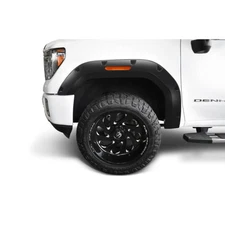 Bushwacker Front Matte Black Pocket-Style Fender Flares for GMC Sierra 2500 3500
