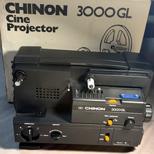 Chinon 3000GL 8mm/Super 8 Filmstrip Projector Zoom Lens Forward/Reverse