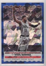2019 Contenders Optic Front Row Seat Blue Cracked Ice Prizm Paul George #7 0c6