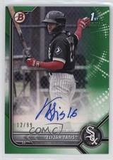 2022 Bowman Paper Prospect Green Border 12/99 Elijah Tatis #PPA-ET Auto 0e2x