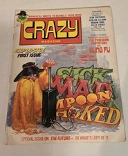 CRAZY MAGAZINE #1 1973 Marvel Comics Group (Explosive First Issue)