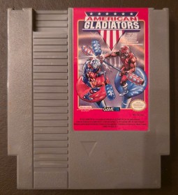 American Gladiators (NES, 1993) NES CART AND MANUAL