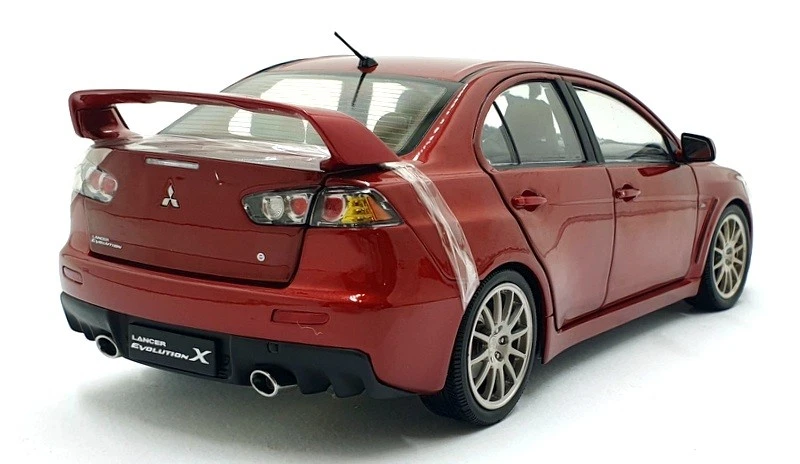 Sun Star escala 1/18 Diecast 5822 - Mitsubishi Lancer Evolution X (LHD) Met. Rojo Foto 2 de 4