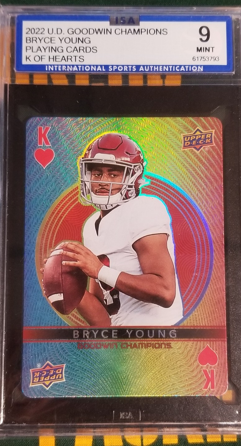 ISA 9 - Bryce Young 2022 Upper Deck Goodwin Champions Playing Cards Rookie