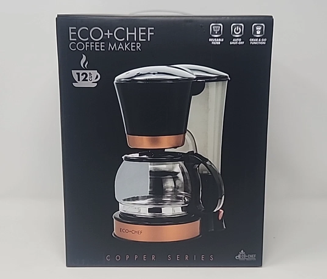 Eco Chef 12 Cup Copper Series Coffee Maker EC-CECM-12
