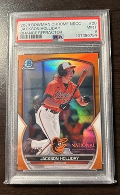 2023 Bowman Chrome NSCC Jackson Holliday Orange /25 Color Match