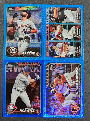 2024 Topps Series 1 / Series 2 / Update BLUE FOIL Parallels #/999 You Pick - REA
