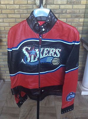 76ers leather jacket