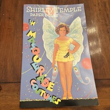 1998 Shirley Temple Paper Dolls in Masquerade Costumes NEW