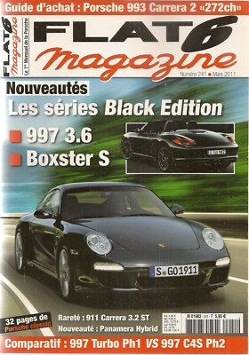 FLAT 6 241 997 & BOXSTER BLACK EDITION 993 C2 272PS 997 C4S PDK 997 TURBO 3.6