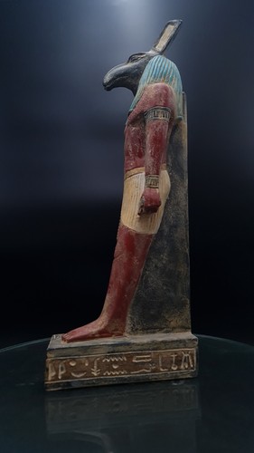 Antigua estatua faraónica rara antigua egipcia Seth dios del caos BC - Imagen 12 de 19