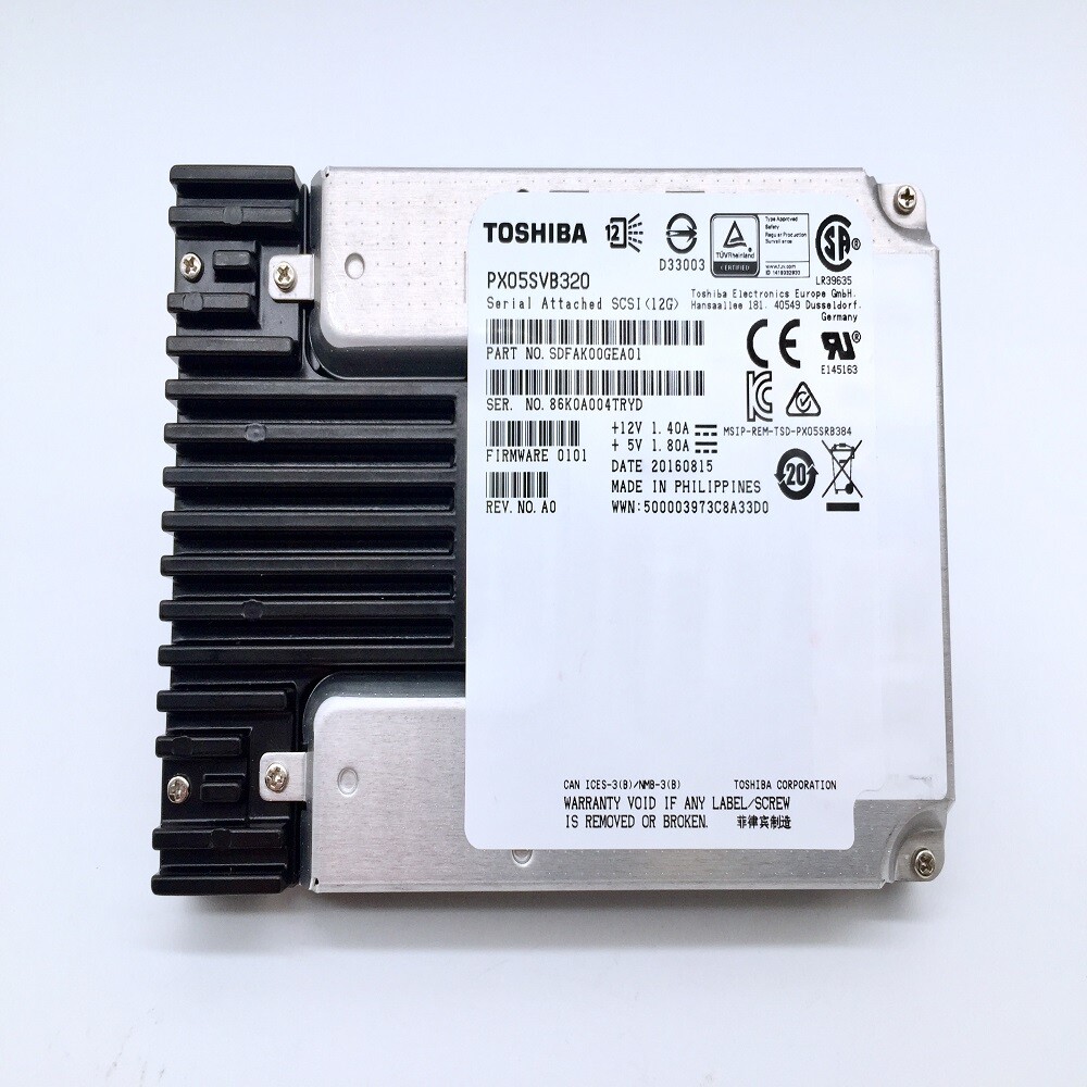 Toshiba 1.92TB 3.84TB SAS SSD Enterprise 12GB/s Serial