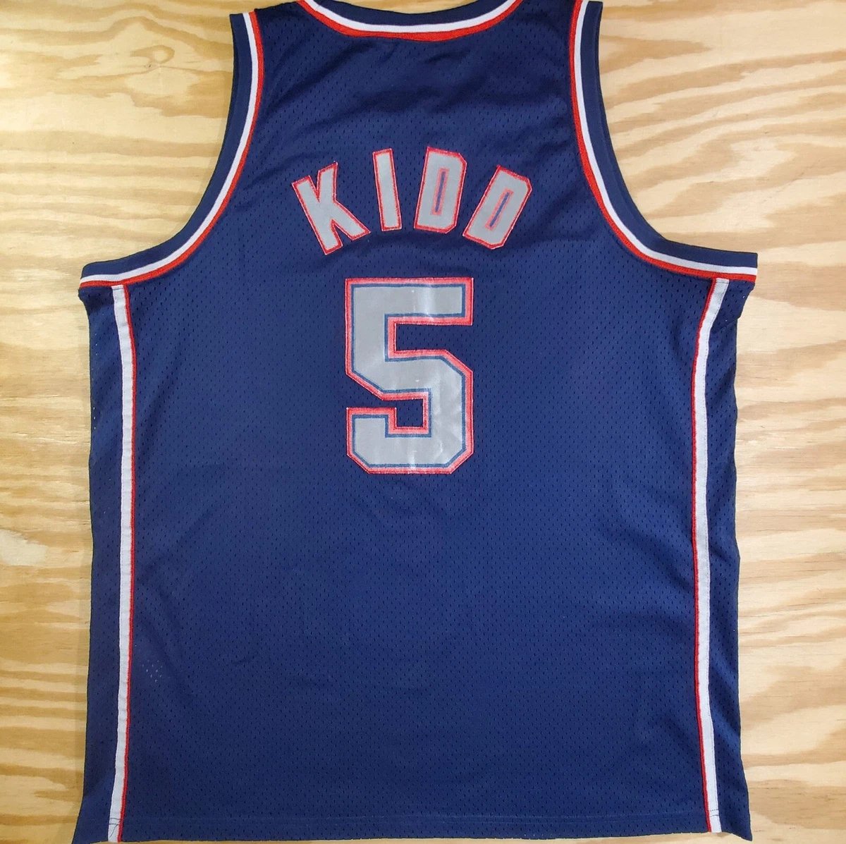 Vintage Nike Swingman New Jersey Nets Jason Kidd Jersey Sz XL +2
