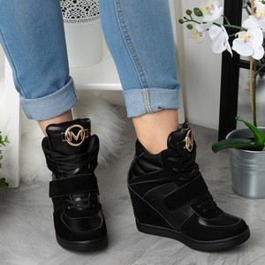 womens wedge trainers