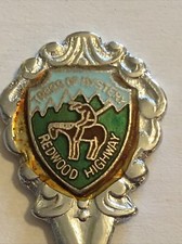 Vintage Souvenir Spoon US Collectible Trees Of Mystery Redwood Highway CA